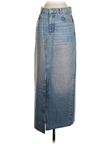 Zara Denim Skirt (view 1)