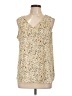 Apt. 9 Gold Sleeveless Blouse Size L - photo 1