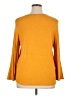 Inner Circle Inc. Yellow Long Sleeve Blouse Size XL - photo 2