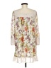 Target 100% Polyester Floral Ivory Casual Dress Size M - photo 2