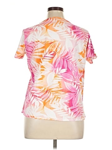 Caribbean Joe Short Sleeve Blouse (view 2)