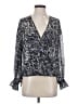 ALLSAINTS 100% Polyester Silver Long Sleeve Blouse Size S - photo 1
