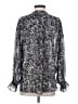 ALLSAINTS 100% Polyester Silver Long Sleeve Blouse Size S - photo 2