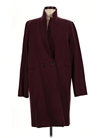 R | Label Wool Coat (view 1)