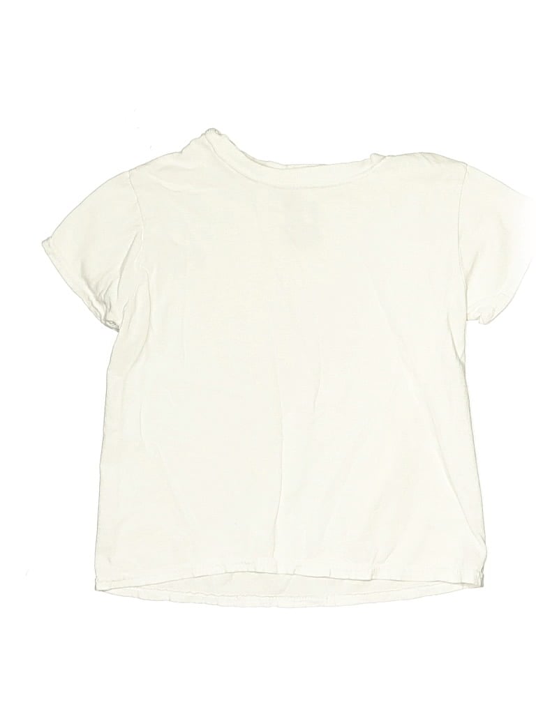 Pre-owned Hanes Kids' Short Sleeve T-shirt In Ivory