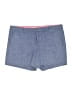 Merona 100% Cotton Chevron-herringbone Blue Shorts Size 14 - photo 1