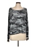 Splendid Camo Gray Pullover Sweater Size L - photo 1