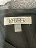 Kasper Solid Black Cocktail Dress Size 6 - photo 7