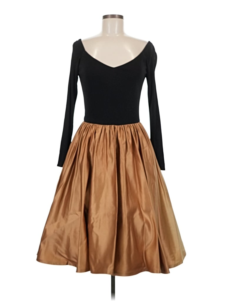 Pre-owned Giorgio Beverly Hills Cocktail Dress In Brown