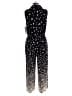 London Style Stars Black Jumpsuit Size 12 - photo 2