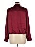 Chico's 100% Polyester Burgundy Long Sleeve Blouse Size Med (1) - photo 2