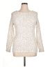 Jennifer Lopez Ivory Long Sleeve Top Size XL - photo 1