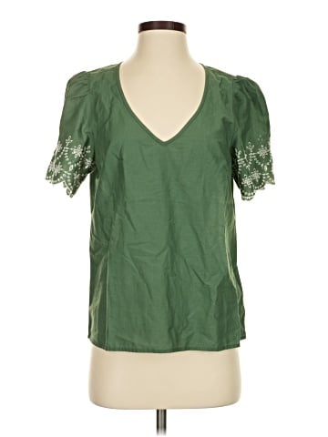 J.Crew Factory Store Short Sleeve Blouse (view 1)