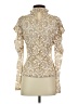 Left Coast by Dolan Gold Long Sleeve Blouse Size XS - photo 2