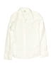 H&M Solid Ivory Long Sleeve Button-Down Shirt Size 8 - photo 1