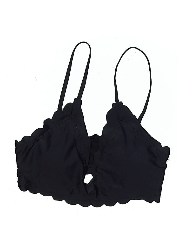 Pre-owned Unbranded Swimsuit Top Black Swimwear