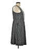 Neesha Chevron-herringbone Gray Casual Dress Size L - photo 4