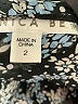 Veronica Beard 100% Silk Paisley Blue Cocktail Dress Size 2 - photo 8