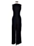 Unbranded 100% Polyester Solid Black Jumpsuit Size L - photo 2