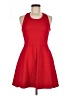 Francesca's Solid Red Cocktail Dress Size M - photo 1