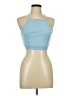 Papaya 100% Polyester Blue Sleeveless Top Size L - photo 1