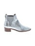 Soludos 100% Leather Silver Ankle Boots Size 8 (estimated) - photo 1