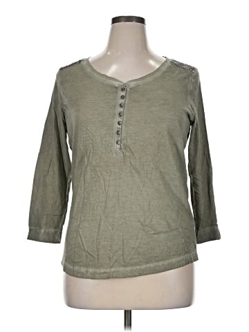 Lauren Jeans Co. 3/4 Sleeve Top (view 1)