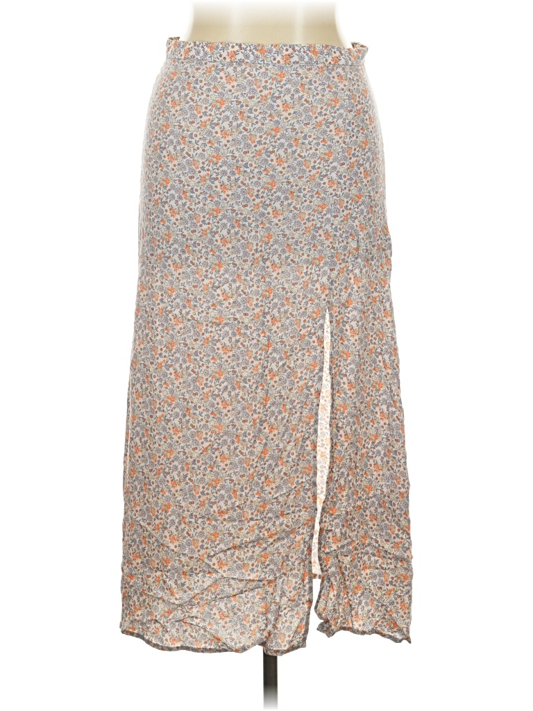 Pre-owned H&m Casual Skirt In Tan