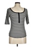 J.Crew Gray 3/4 Sleeve Top Size M - photo 1