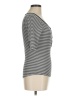 J.Crew Gray 3/4 Sleeve Top Size M - photo 4