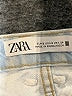 Zara 100% Cotton Blue Denim Skirt Size S - photo 4
