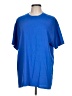 Gildan Solid Blue Short Sleeve T-Shirt Size L - photo 1