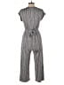 Caution to the Wind Tweed Gray Jumpsuit Size L - photo 2