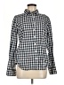 J.Crew 100% Cotton Checkered-gingham Blue Long Sleeve Button-Down Shirt Size 8 - photo 1
