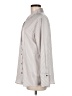 Maison d' Amelie Stripes Silver Long Sleeve Blouse Size M - photo 5