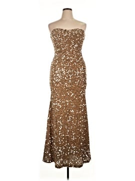 prom dresses champagne gold A-line Sequins Gold Prom Dress Fashion Evening Dress PSK147 US6 / Gold