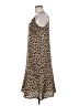 Sam Edelman 100% Polyester Animal Print Brown Casual Dress Size 8 - photo 5