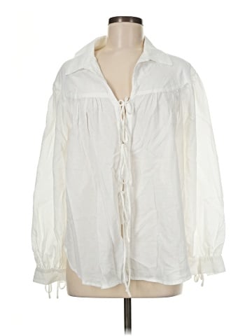 Mustard Seed Long Sleeve Blouse (view 1)