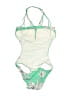Venus Floral Green One Piece Swimsuit Size 12 - photo 2