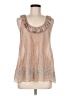 Alberto Makali Tan Sleeveless Blouse Size M - photo 1