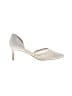 Badgley Mischka Metallic Silver Heels Size 7 - photo 1