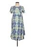Lularoe Argyle Blue Casual Dress Size S - photo 1