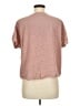 Universal Thread 100% Rayon Brown Short Sleeve Blouse Size M - photo 2