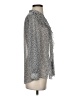 L'Agence Polka Dots Silver Long Sleeve Blouse Size Sm (1) - photo 4