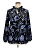 Tyler Boe 100% Polyester Blue Long Sleeve Blouse Size XL - photo 1