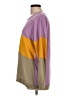 Bibi Color Block Purple Long Sleeve Top Size L - photo 5