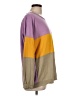 Bibi Color Block Purple Long Sleeve Top Size L - photo 4