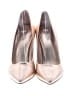 MICHAEL Michael Kors 100% Leather Metallic Silver Heels Size 6 1/2 - photo 2