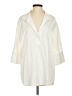 Tuckernuck Ivory 3/4 Sleeve Button-Down Shirt Size S - photo 1
