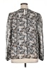 Blousology 100% Polyester Gray Long Sleeve Blouse Size XL - photo 2